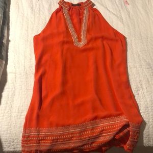 THML halter dress with embroidery size L